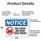 Signmission No Food Beyond This Point, 24 in W x Rectangle, Aluminum OS-2PACK-NS-A-1824-L-14559 - alternate 7